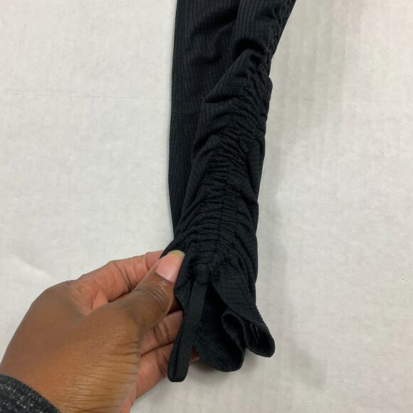 Fabletics Womens Cashel Foldover Yoga Leggings Floral Print High Waisted MEDIUM - Picture 3 of 11